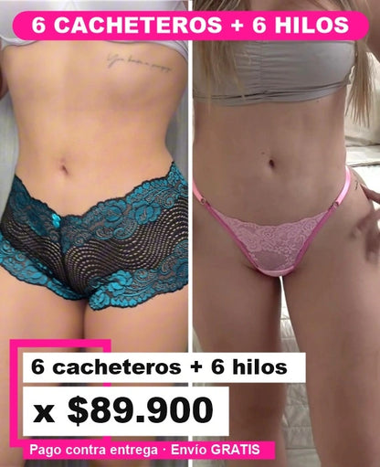 6 Hilos + 6 Cacheteros